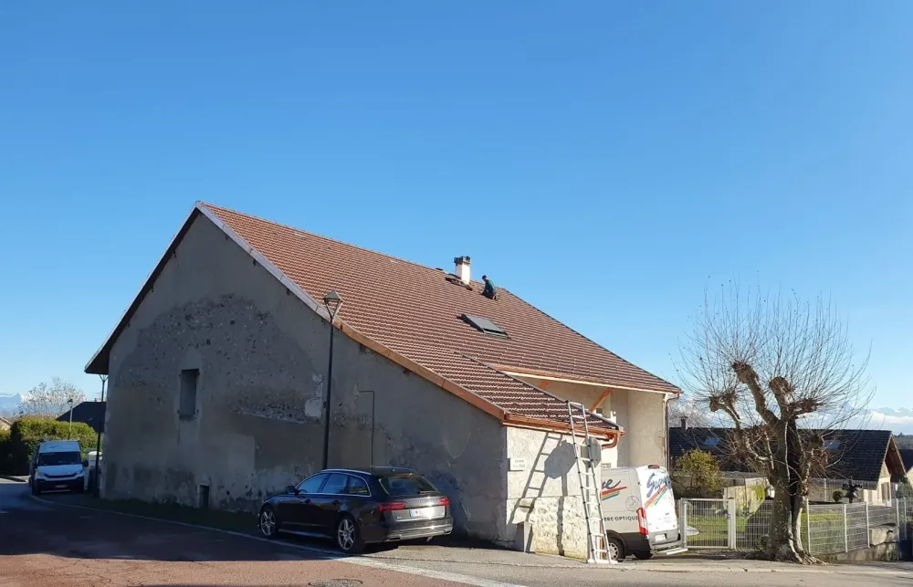 Travaux de couverture à Ornex