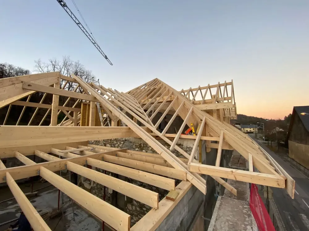 Charpente traditionnelle à Ornex